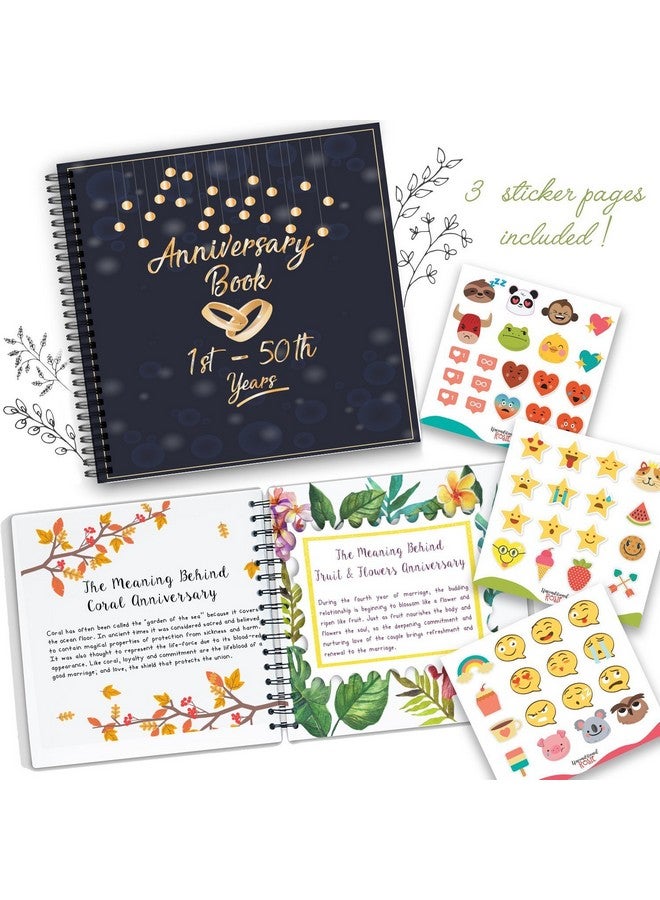 Unconditional rosie Wedding Gift For Couple, Memory Book | A Hardcover Journal To Document Anniversaries From The 1St To The 50Th Year | Present For Him/Her | Personalized Surprise For Husband & Wife - Image 3