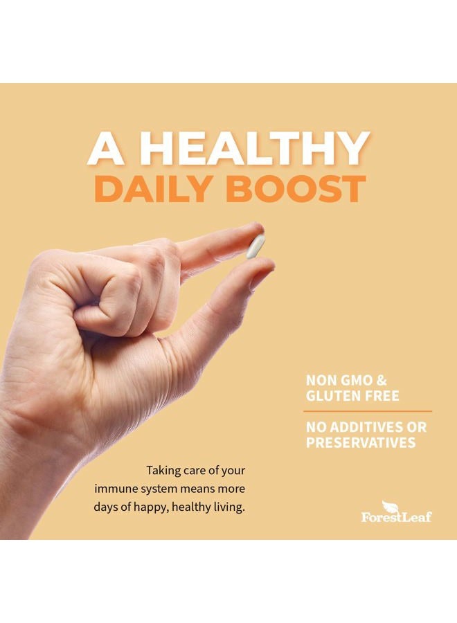 ForestLeaf فيتامين د3 10000 وحدة دولية - دعم صحة العظام والمناعة - كبسولات صغيرة سهلة البلع - خالية من الكائنات المعدلة وراثيًا وخالية من الجلوتين - مكملات فيتامين د - فيتامين د3 للنساء والرجال، 180 حبة - Image 5