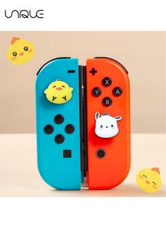 Unique 4Pcs for Nintendo Switch Thumb Grips Cute Cartoon Anime Design 3D Silicone Joystick Caps Joycon Controller Button Covers for Nintendo Switch/OLED/Switch Lite for Boys Girls Kids Teens  - Image 5