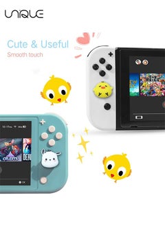 Unique 4Pcs for Nintendo Switch Thumb Grips Cute Cartoon Anime Design 3D Silicone Joystick Caps Joycon Controller Button Covers for Nintendo Switch/OLED/Switch Lite for Boys Girls Kids Teens  - Image 2