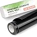 Lya Vinyl Black Permanent Vinyl 12 x 8 FT Black Adhesive Vinyl Roll for Silhouette Cameo Cutters Signs Scrapbooking Craft Decal Glossy Black - Image 2