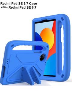 Best Choice Products For Redmi Pad SE 8.7 Case,Lightweight Kids Friendly Shockproof Handle Stand Case with Kickstand & Pencil Stylus Holder for Xiaomi Redmi Pad SE 8.7 Inch,Blue  - Image 1