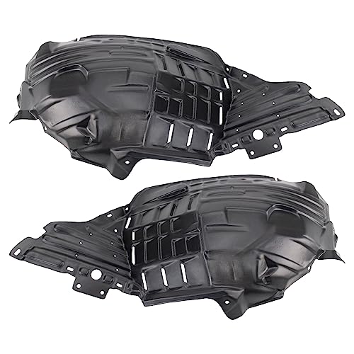 TRQ Front Inner Fender Liner Set Compatible with 2006-2009 Nissan 350Z NI1250133 NI1251133 - Image 1