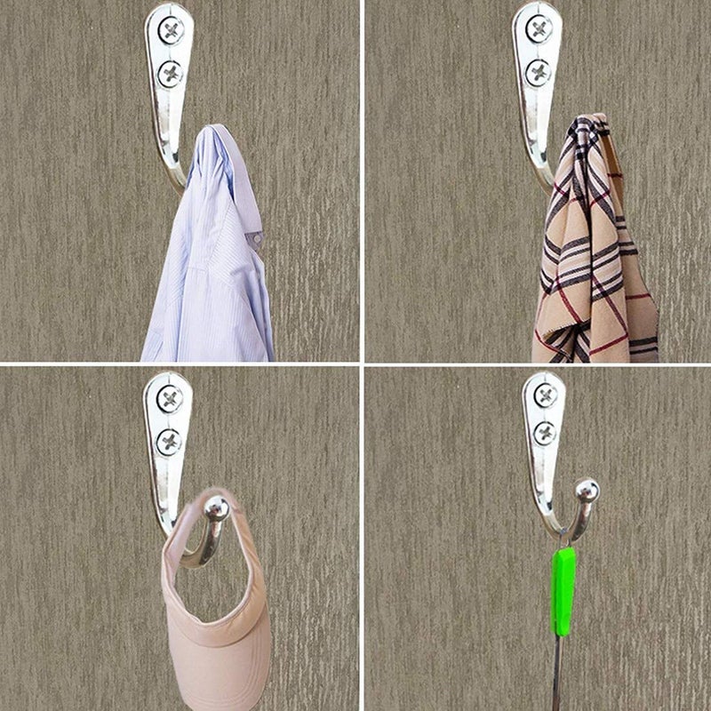 DIY Crafts Design # No 3, Pack Of 20 Pcs, Wall Mounted Single Robe Hooks with(Pack (Design # No 3, Pack Of 20 Pcs) - Image 2