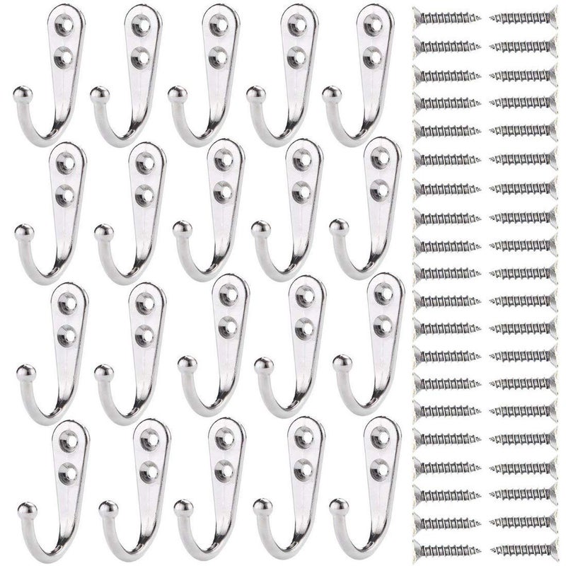 DIY Crafts Design # No 3, Pack Of 20 Pcs, Wall Mounted Single Robe Hooks with(Pack (Design # No 3, Pack Of 20 Pcs) - Image 3