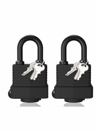 Padlock with 3 Keys, 2Pcs Key Padlock Weatherproof Outdoor, Waterproof Lock 30mm Heavy Duty Padlocks Anti-Cut, Laminated Steel for Gym Locker, Garage, Fence, Shed, Yard - pzsku/Z75C89D1FF3B494EF6CA1Z/45/_/1717035502/b334fe37-f3b6-4054-8561-8ac83b111e25