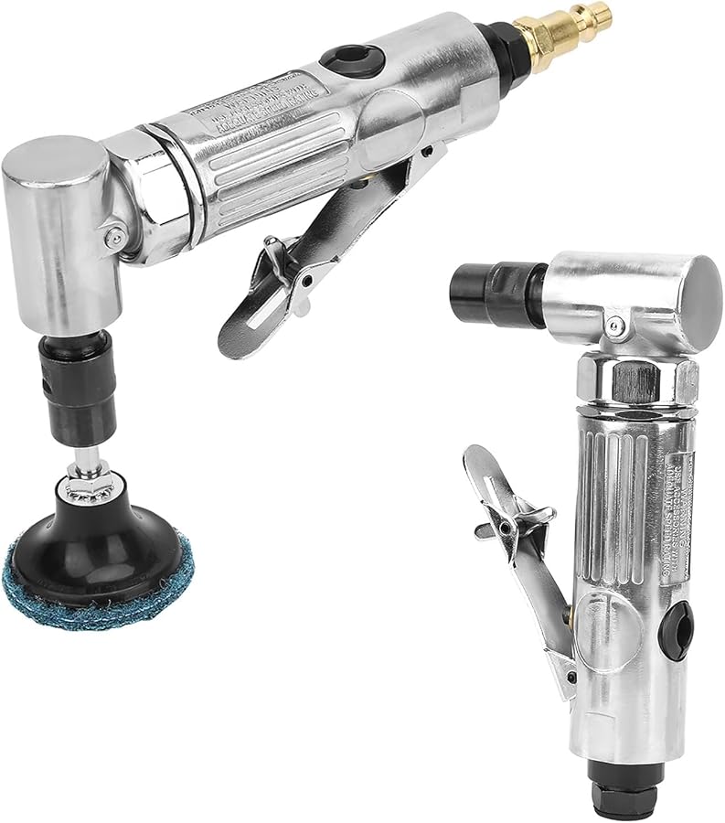 90 Degree Bending Pneumatic Die Grinder with 2 Inch Disc for Metal Wood Rubber Polishing - Image 5