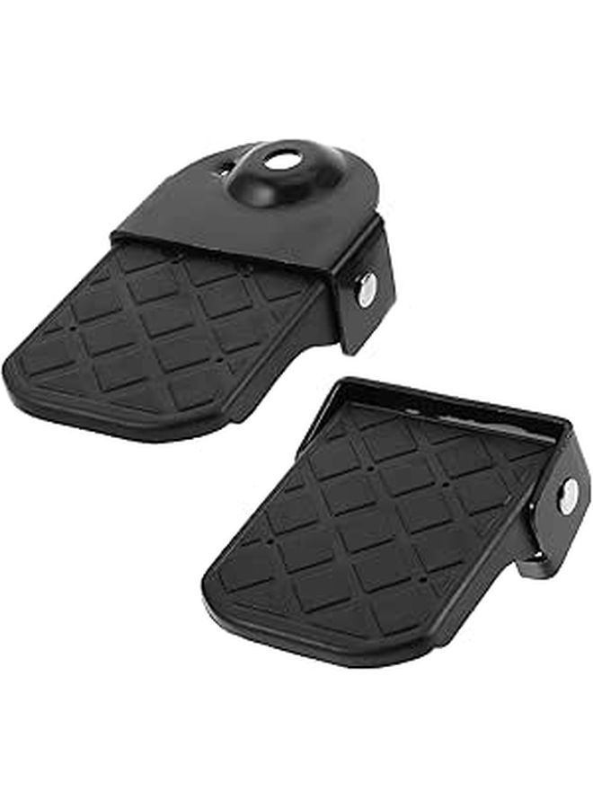 Gadpiparty Motorcycle ATV Folding Rear Passenger Foot Pegs Pedals Heavy Duty Non Slip Footrest For Electric Bikes Off Road Vehicles - Image 1