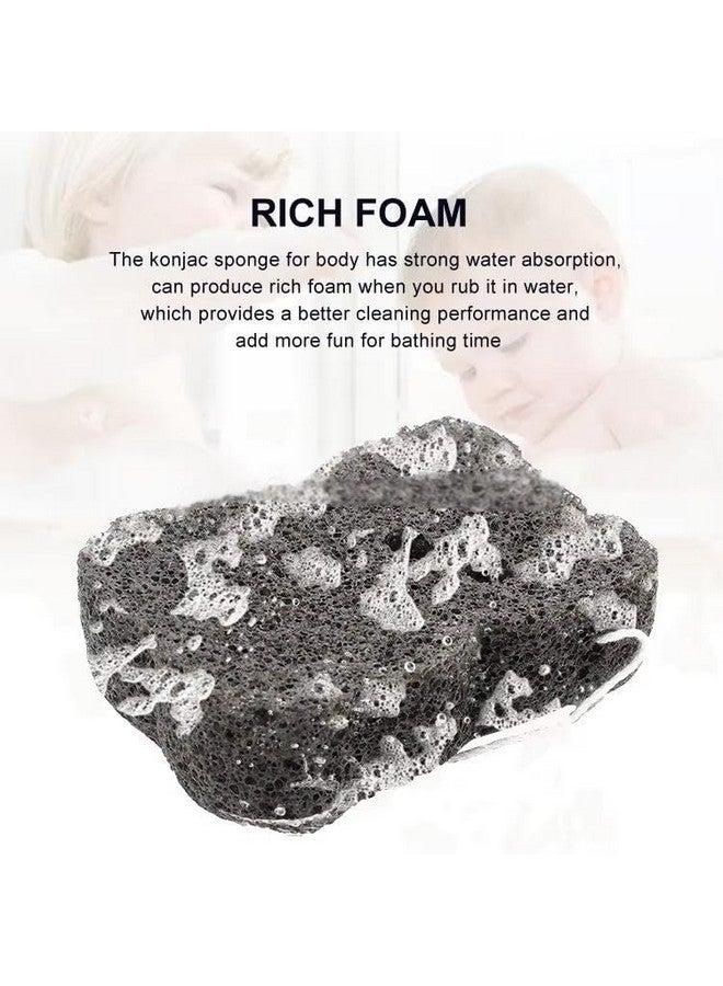 Baby Sponge for Bathing, Konjac Natural Organic Bath Sponge for Infants, Plant-Based, 3-Pack Bear Shape - Image 4