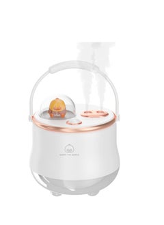 KASTWAVE Cool Mist Humidifier, 400ml Mini Portable Humidifier with Adjustable Double spray Personal Humidifier For Bedroom Kids Office Desktop Home, White  - Image 1