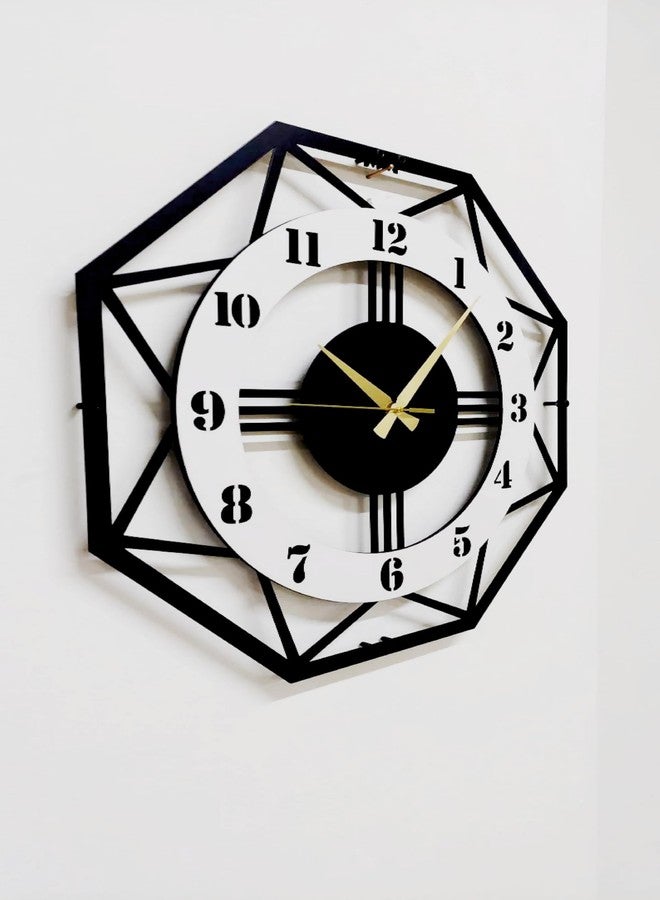 DREAMNILAYAM Wall Clock Decor Art Sculpture for Home Office Living Room Bedroom - Image 2
