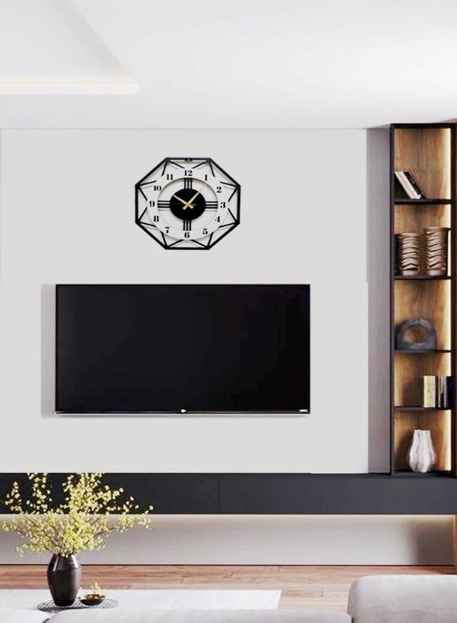 DREAMNILAYAM Wall Clock Decor Art Sculpture for Home Office Living Room Bedroom - Image 3