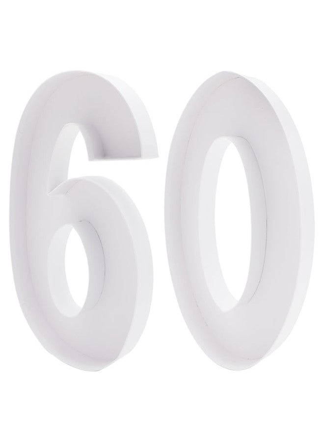 Valguri 12 inch Fillable Number Paper Mache Cardboard Cutouts Sweet Charcuterie Board Tray(White, 60&90 Shape) - Image 3