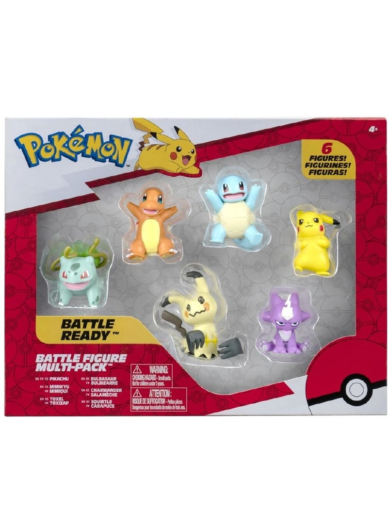 Pokemon Battle Figure Multipack - Pack of 6  - Image 3