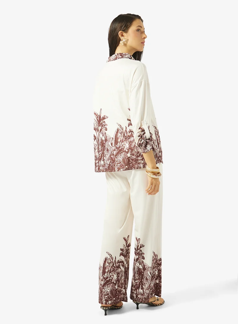 Soleira Printed Shirt & Pant Set