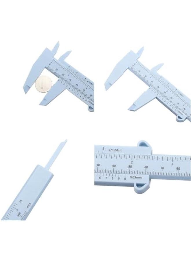 Generic 3pcs Plastic Vernier Caliper Tool Ruler Plastic Measuring Analysis Instruments Mini  - Image 2
