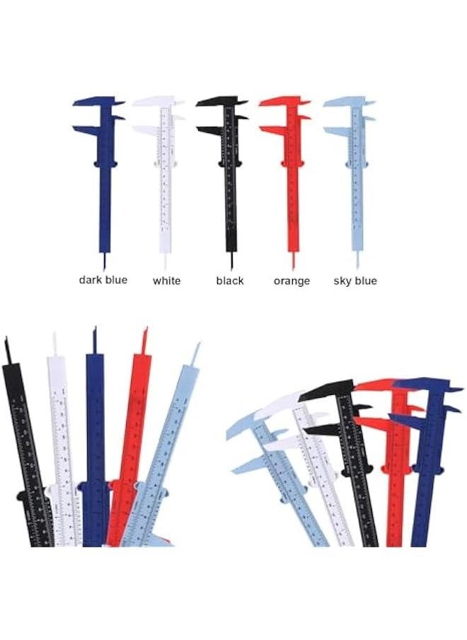 Generic 3pcs Plastic Vernier Caliper Tool Ruler Plastic Measuring Analysis Instruments Mini  - Image 5