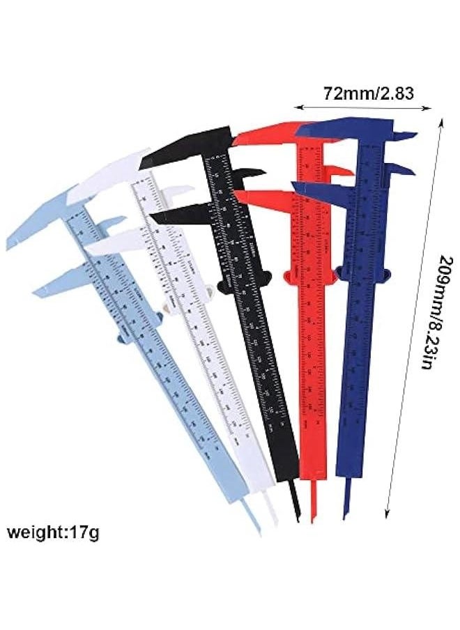 Generic 3pcs Plastic Vernier Caliper Tool Ruler Plastic Measuring Analysis Instruments Mini  - Image 4