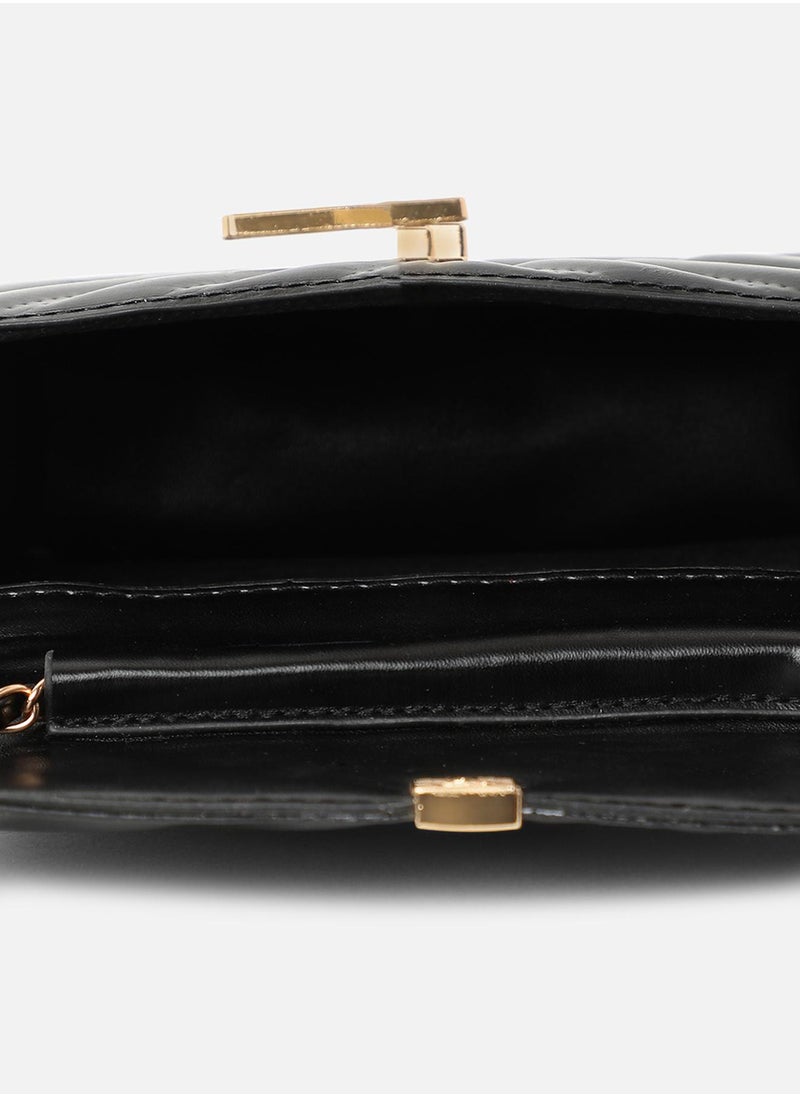 Haute Sauce - Blackberry Babe Black Cross Body Bag - Image 1