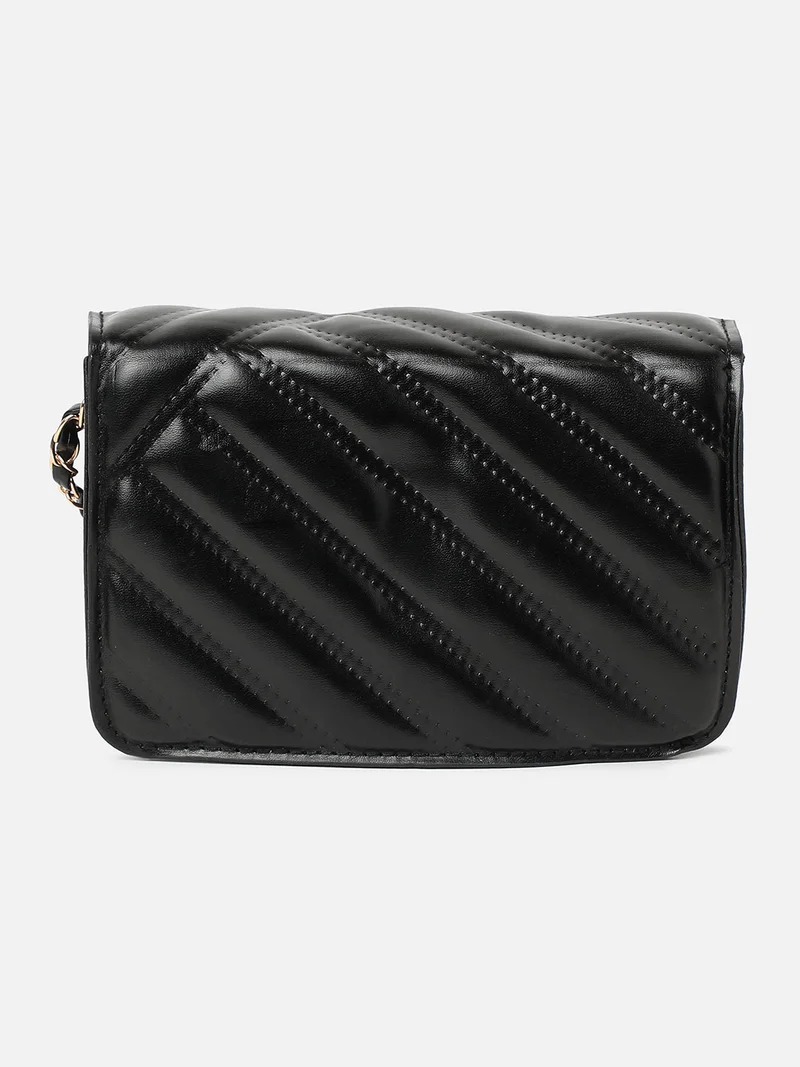Haute Sauce Blackberry Babe Black Cross Body Bag