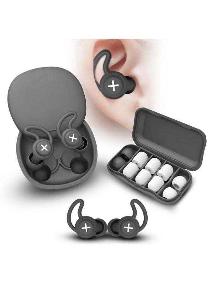 Eoptify Ear Plugs for Sleeping, Noise Cancelling Ear Plugs for Adults Ear Plugs for Swimming, Sleeping, Snoring, Studing, Reusable Soft Silicone  - Image 1