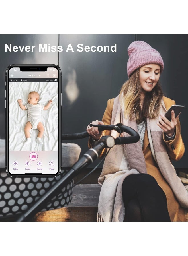 iBaby M2C WiFi Baby Monitor Camera with FHD Audio 1080P with Night Vision - Image 2