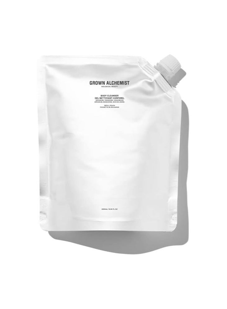 Grown Alchemist Organic Body Wash Refill Geranium Tangerine Cedarwood 500ml - Image 1