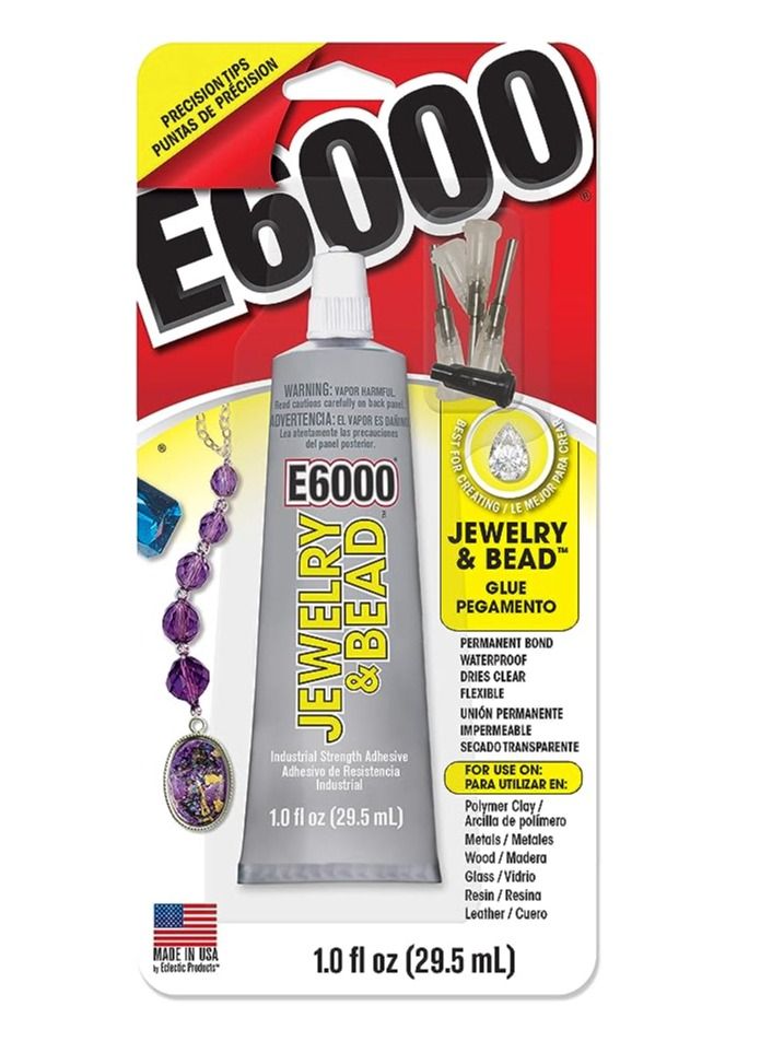 E6000 Jewelry & Bead Adhesive 1 oz Clear - Image 1