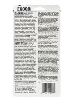 E6000 E6000 Jewelry & Bead Adhesive 1 oz Clear  - Image 2
