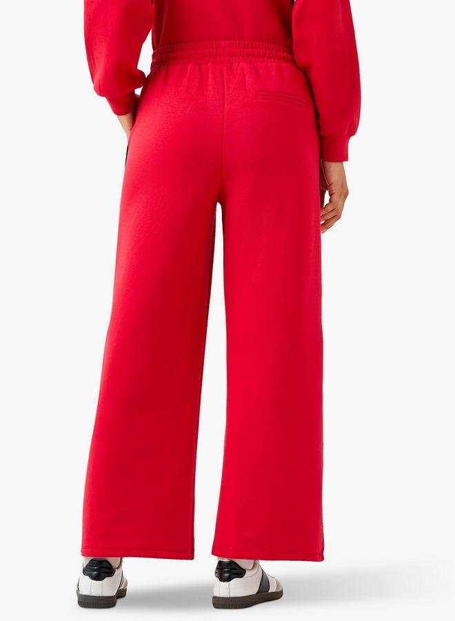 SP Characters Mid-Rise Cotton Trousers with Mickey Mouse Embroidery - Image 4
