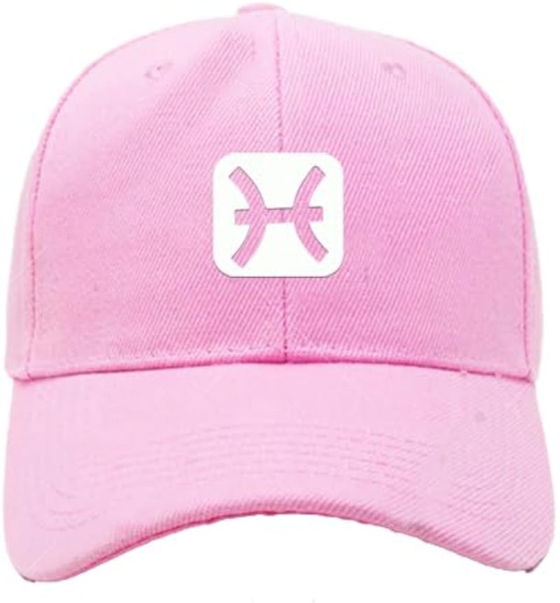 CAP (PINK) White logo for men and women with sun protection.sports cap with distinctive shapes (82)