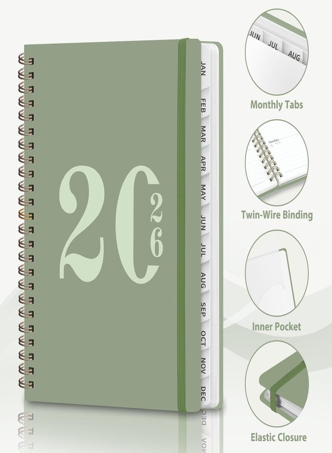 VALOME 2026 Planner, Weekly and Monthly Calendar Agenda Book, Jan 2026 - Dec 2026, Hardcover Planning Academic Planner for Office School Supplies and Desk Accessories - A5 (6.3'' x 8.5'') - Image 4