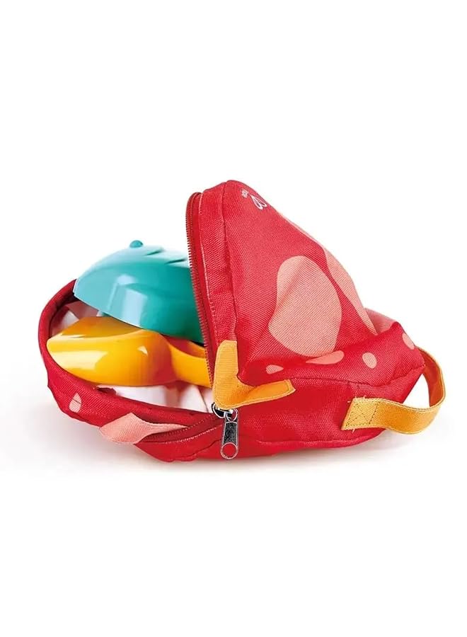 Hape Fold And Go Beach Sand Toys Set Sand Toys Beach Toys For Preschool - Image 3