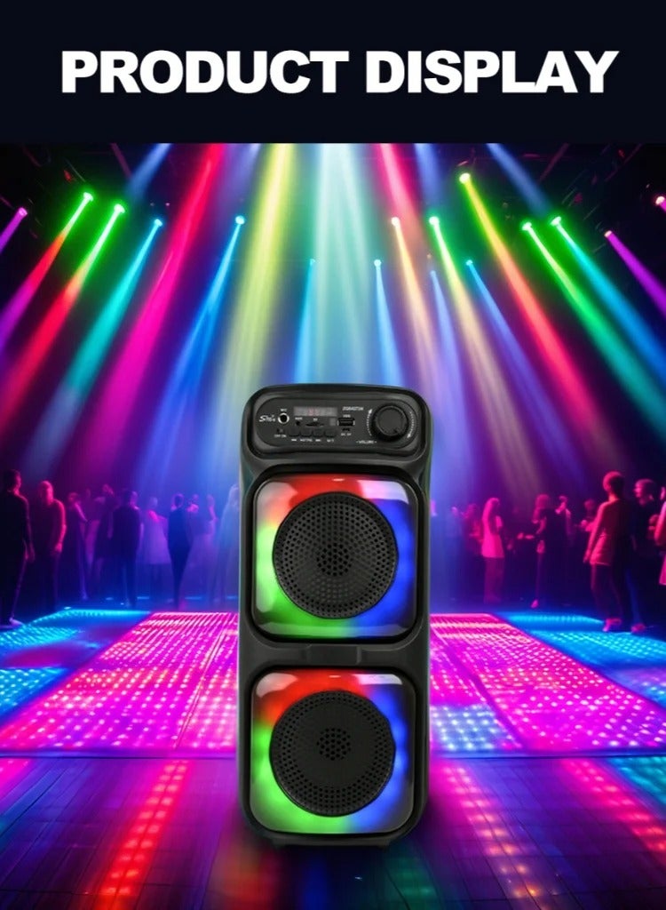 singe Wireless Bluetooth Speaker, Stereo Sound, FM Radio, TF Memory, USB Input, Mic Input rechargeable  - Image 2