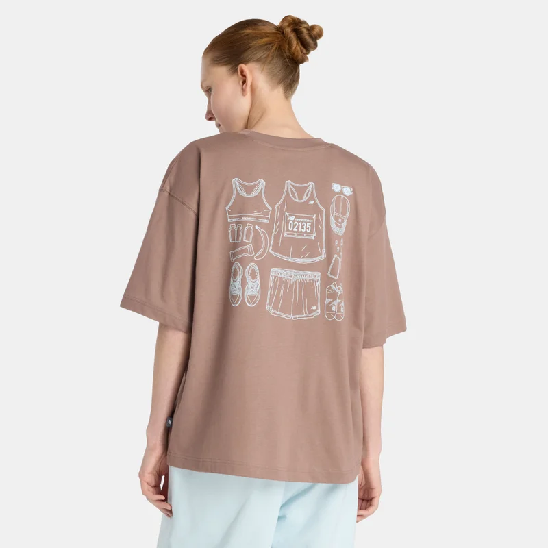 New Balance Women's Outfit Layout Graphic T-Shirt