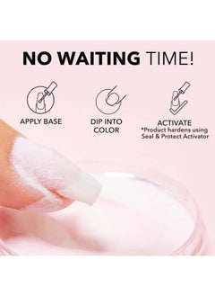 KIARA SKY Kiara Sky Long Lasting Nail Dip Powder Red Tones 1 oz, In Bloom Red  - Image 5