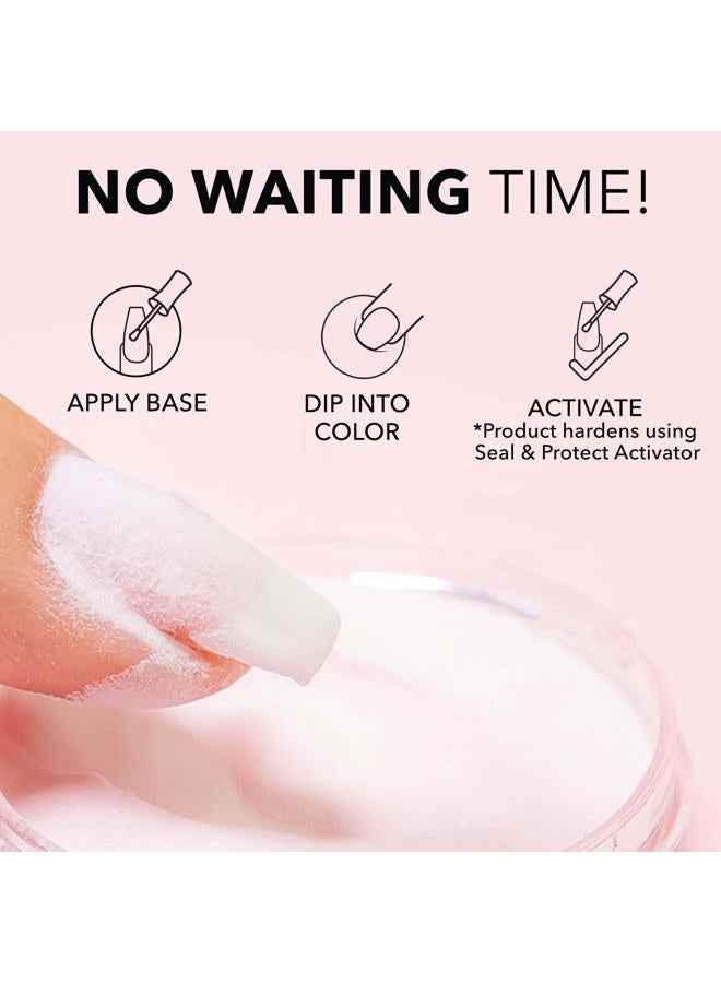 Kiara Sky Long Lasting Nail Dip Powder Red Tones 1 oz, In Bloom Red - Image 5