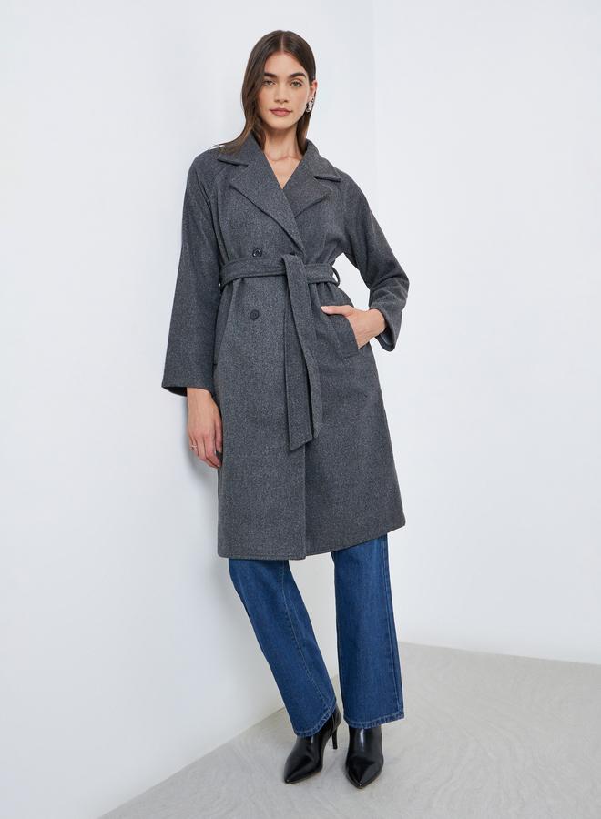 ستايلي معطف بطول الركبة بقصة عادية - Image 2