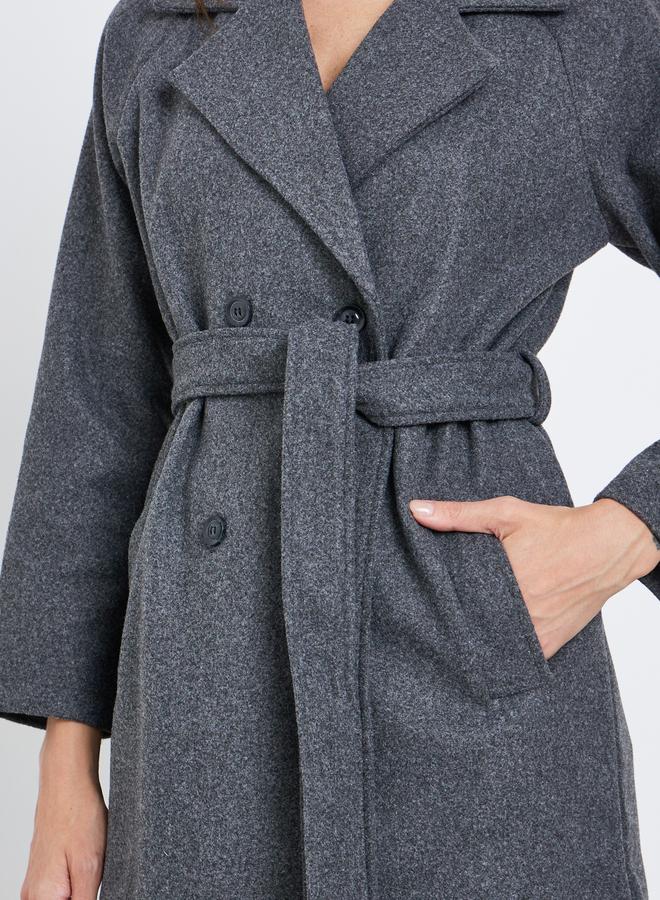 ستايلي معطف بطول الركبة بقصة عادية - Image 3