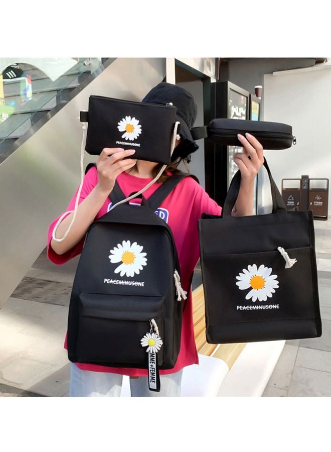 بيوينتي طقم حقيبة مدرسية مكون من 4 قطع أسود - Image 2