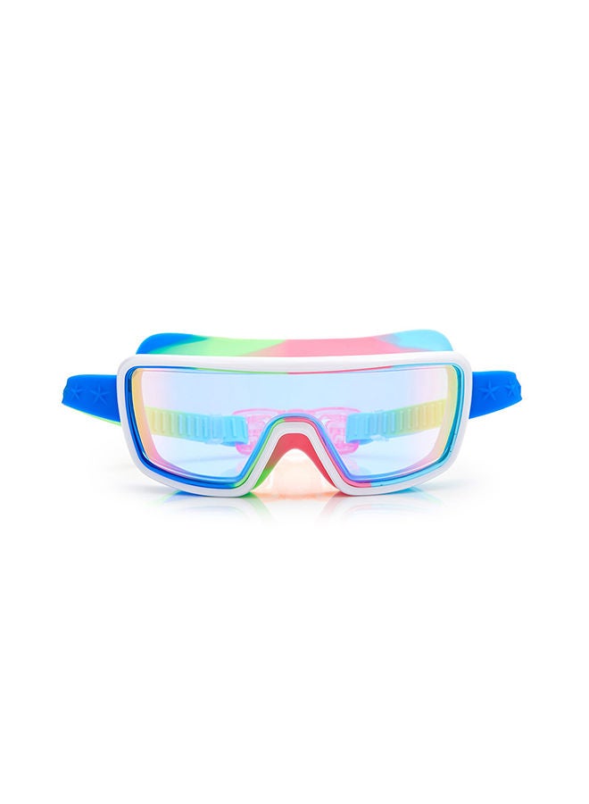 Bling2O Gadget Green Prismatic Kids Swimming Goggles - Ages 5+ - Anti Fog, No Leak, Non Slip, UV Protection - Hard Travel Case - Lead and Latex Free  - Image 3