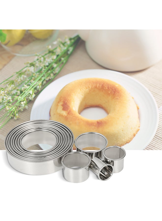 ANSELF 12-Piece Stainless Steel Cookie Cutter Set Silver - Image 3