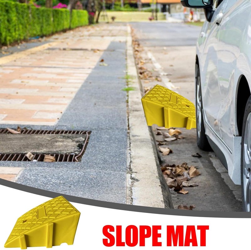 Threshold Ramps for Doorways | Lightweight and Portable Curb Ramp for Car,Anti-Slip Wheelchair Ramps for Home, Motorcycle, Loading Dock, Low Cars, Sidewalk, Scooter - Image 2