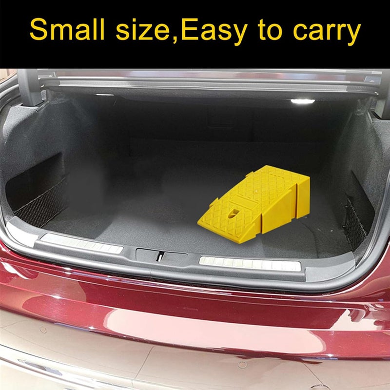 Threshold Ramps for Doorways | Lightweight and Portable Curb Ramp for Car,Anti-Slip Wheelchair Ramps for Home, Motorcycle, Loading Dock, Low Cars, Sidewalk, Scooter - Image 3