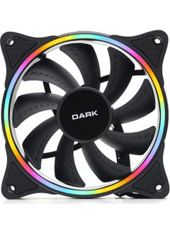 Dark 12 cm Solid FRGB Fan (Diamond Pro Fan) (DKCF126F)  - Image 1