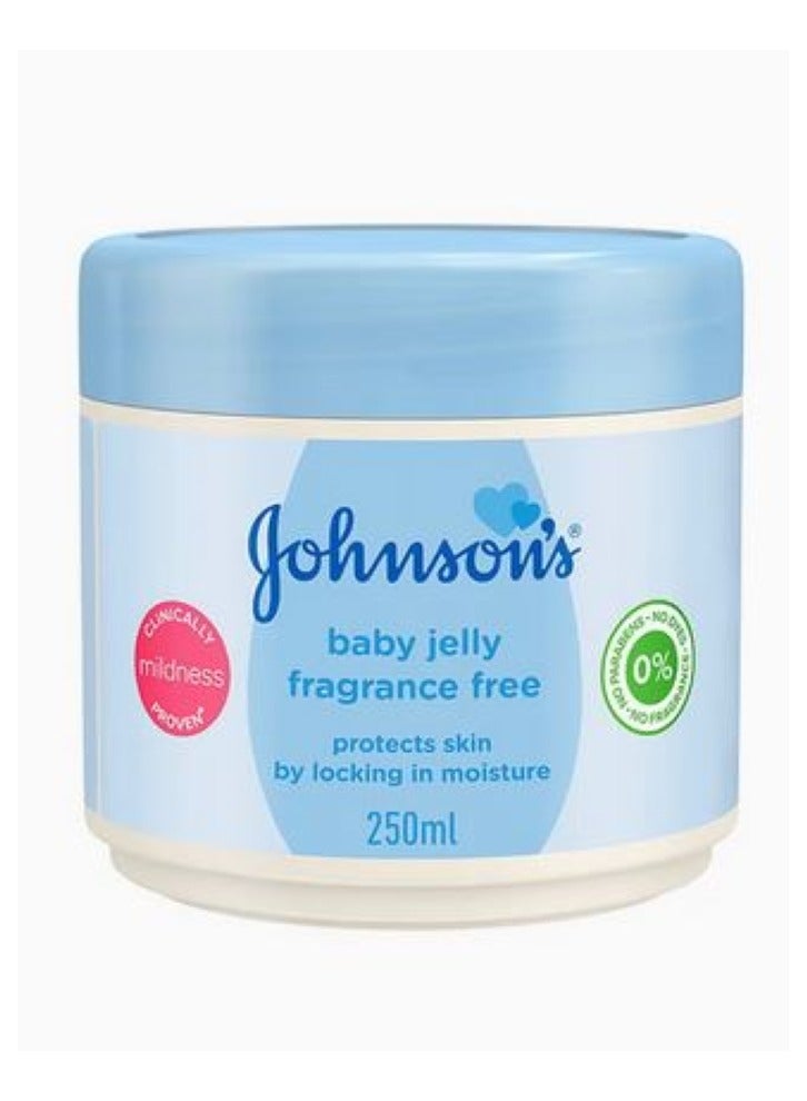 Johnson's Fragrance Free Baby Jelly 250 ML - Image 1