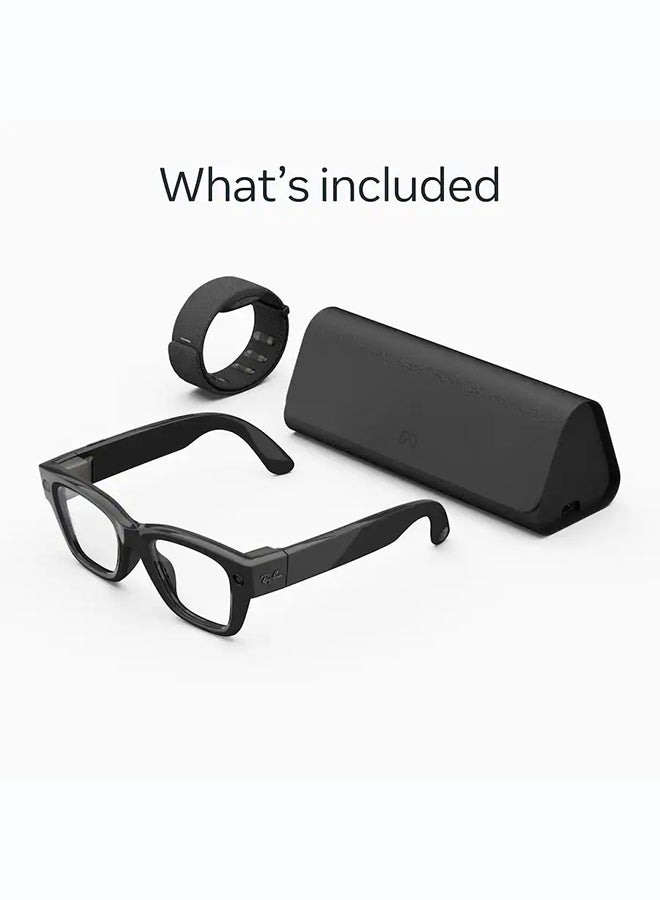 ميتا Meta - Ray-Ban Display & Neural Band | AI glasses with in-lens display, Large Size 3, Black - Image 4