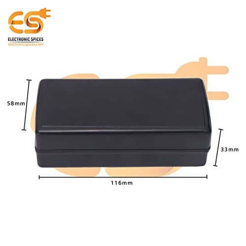 Electronicspices Electronic Spices Plastic Enclosure Box 116mm Long for Adapters and Electronic Projects Pack of 1 Pcs - Image 4