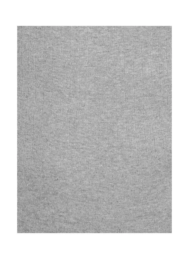 Jockey Grey Melange 9930 Men Super Combed Cotton Rib Solid Round Neck Muscle Vest for Men | Best Price UAE