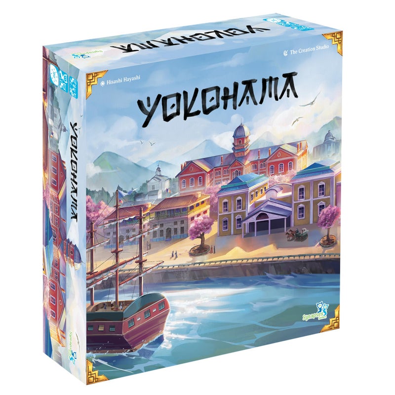 Synapses Games Yokohama Strategy Board Game Worker Placement Set in Japan 2 to 4 Players 90 Minutes Ages 14 - Image 4